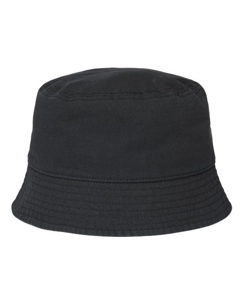 Sustainable Bucket Hat - Black Front