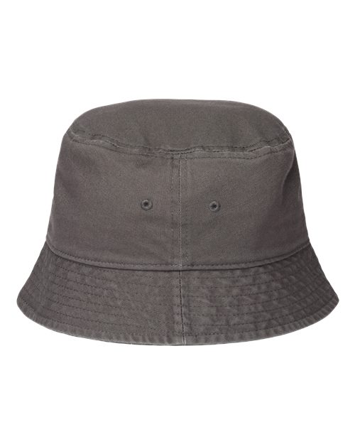 Sustainable Bucket Hat - Dark Grey Back