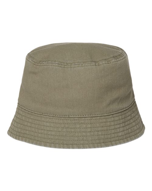 Sustainable Bucket Hat - Olive Front
