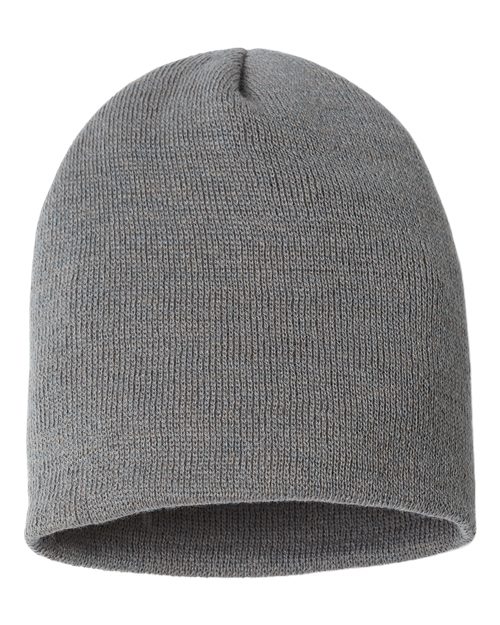 USA-Made Sustainable Beanie - Grey Front