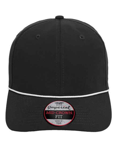 The Wingman Cap - Black/ White Front