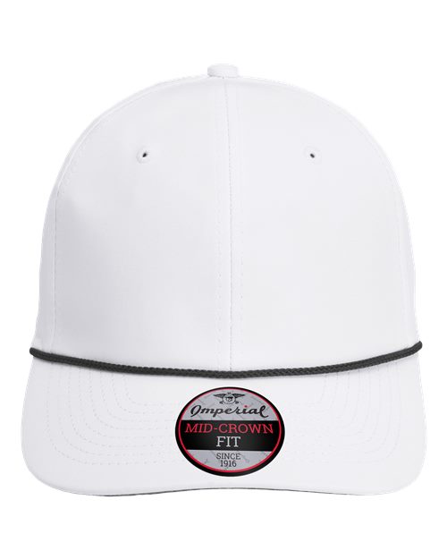 The Wingman Cap - White/ Black Front