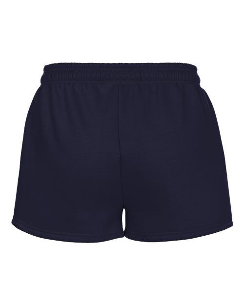 Women's Athletic Fleece Shorts - Navy Back