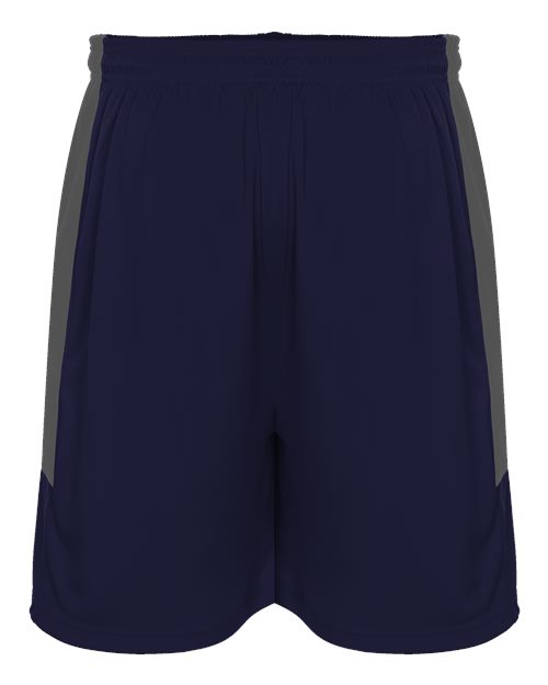 Unisex Sweatless Shorts - Navy/ Graphite Back