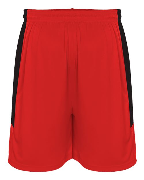 Unisex Sweatless Shorts - Red/ Black Back