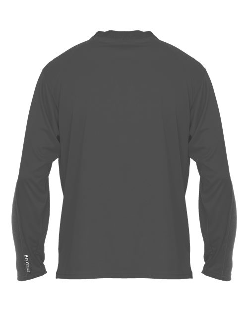Unisex Sweatless Long Sleeve T-Shirt - Graphite Back