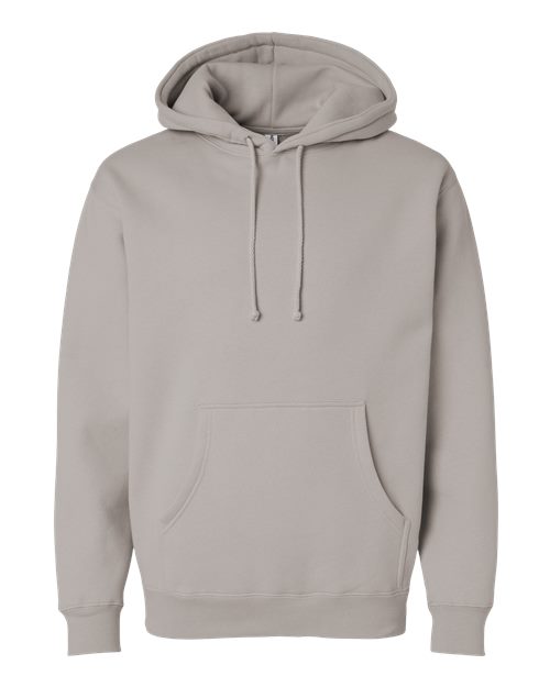 Unisex Heavyweight Hooded Sweatshirt - Cement Front