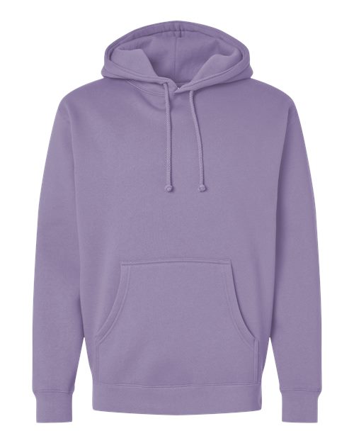 Unisex Heavyweight Hooded Sweatshirt - Plum Front