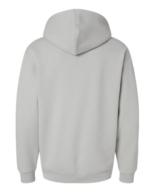 Unisex Heavyweight Hooded Sweatshirt - Smoke Back