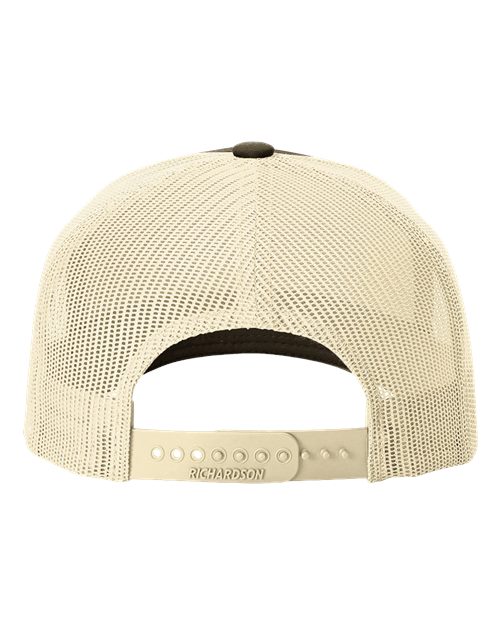Five-Panel Trucker Cap - Chocolate Chip/ Birch Back