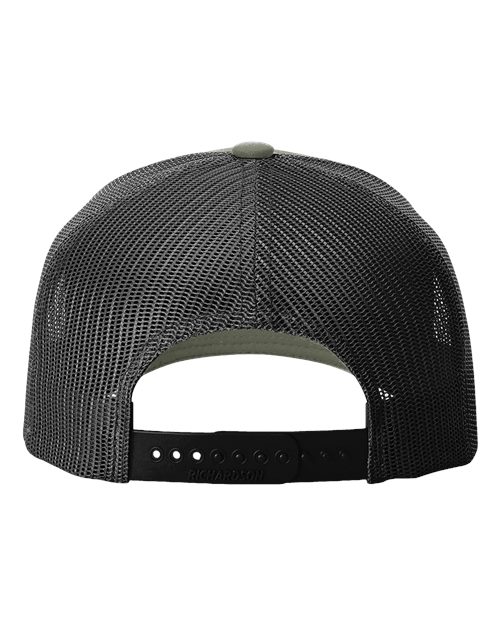Five-Panel Trucker Cap - Loden Green/ Black Back
