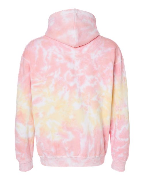 Unisex Tie-Dyed Hooded Sweatshirt - Funnel Cake Back