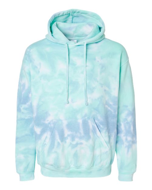 Unisex Tie-Dyed Hooded Sweatshirt - Slushy Front
