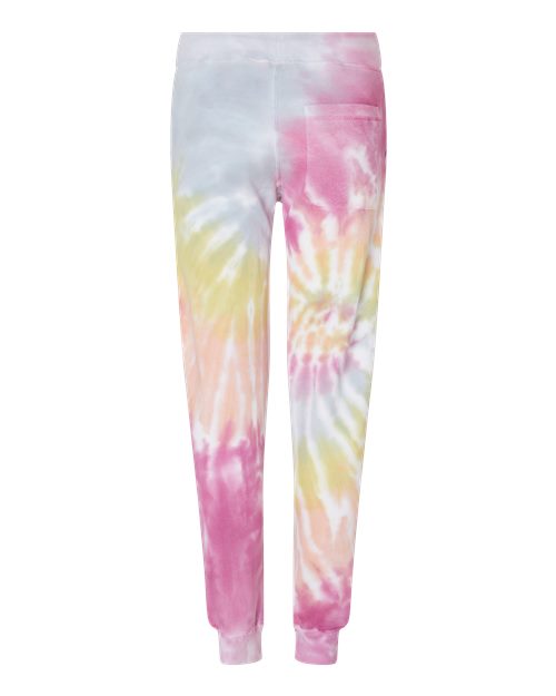Unisex Tie-Dyed Joggers - Desert Rose Back