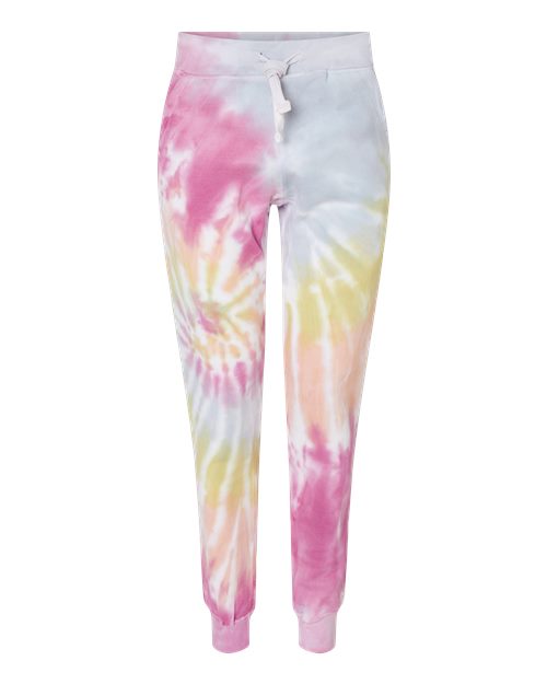 Unisex Tie-Dyed Joggers - Desert Rose Front