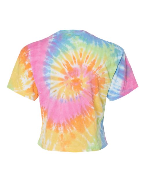 Women's Tie-Dyed Crop T-Shirt - Eternity Back