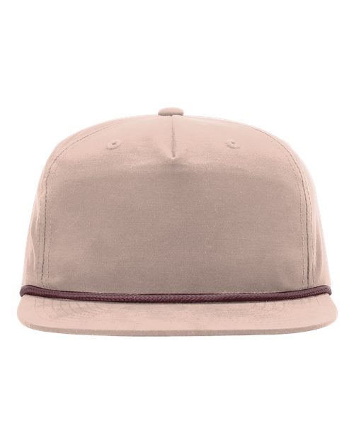 Umpqua Gramps Cap - Pale Peach/ Maroon Front