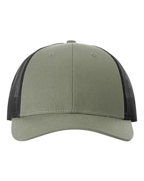 Low Pro Trucker Cap - Loden Green/ Black Front