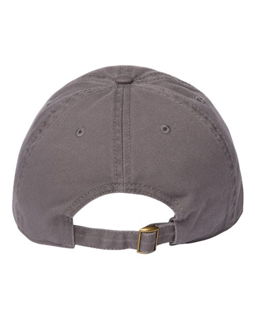 Relaxed Golf Dad Hat - Charcoal Back