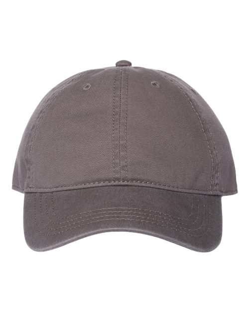 Relaxed Golf Dad Hat - Charcoal Front