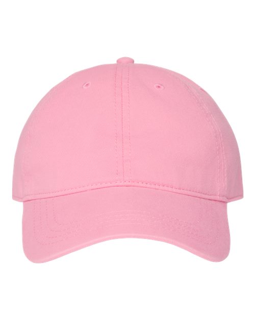 Relaxed Golf Dad Hat - Pink Front