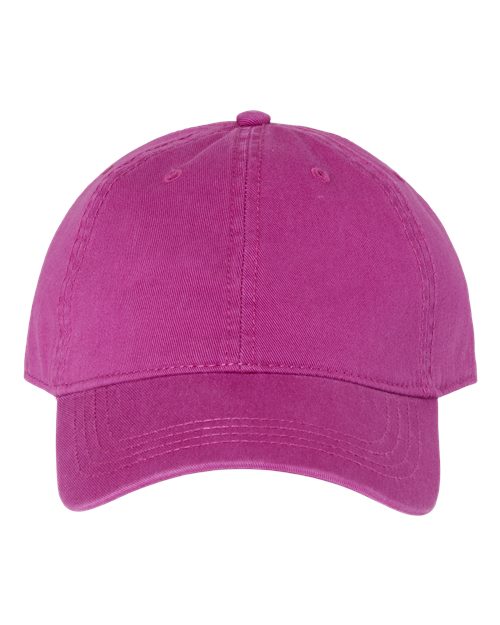 Relaxed Golf Dad Hat - Plum Front