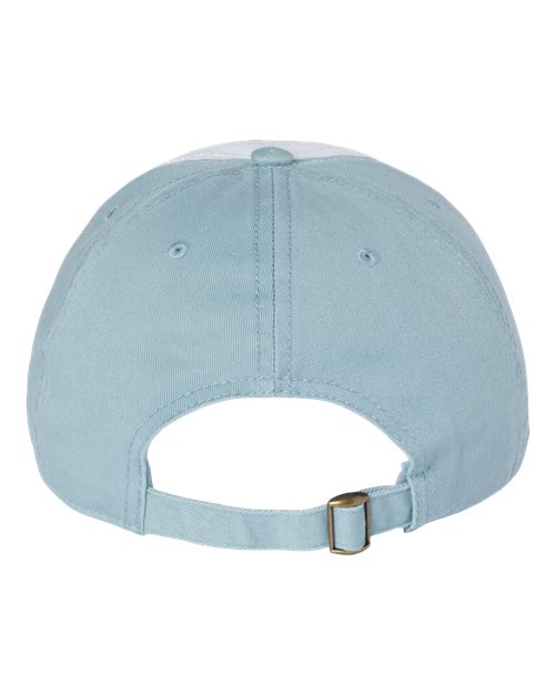 Relaxed Golf Dad Hat - White/ Smoke Blue Back