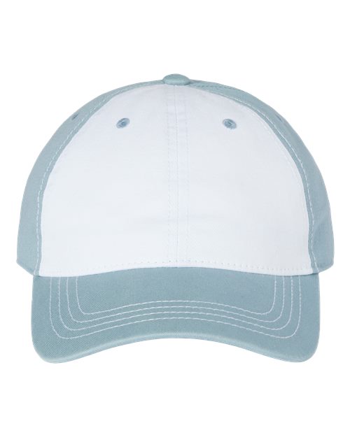 Relaxed Golf Dad Hat - White/ Smoke Blue Front