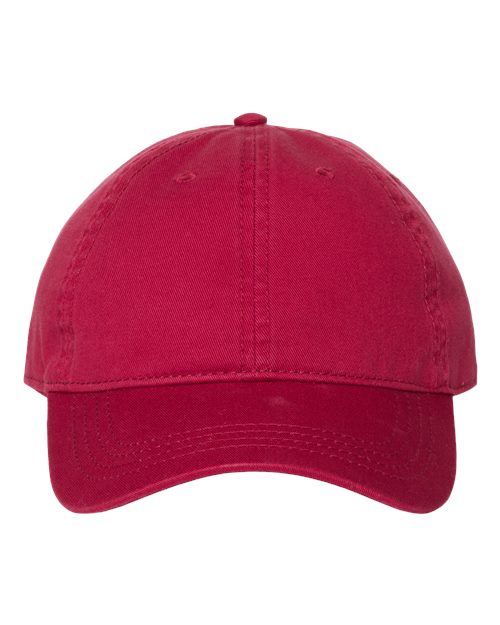 Relaxed Golf Dad Hat - Wine Front