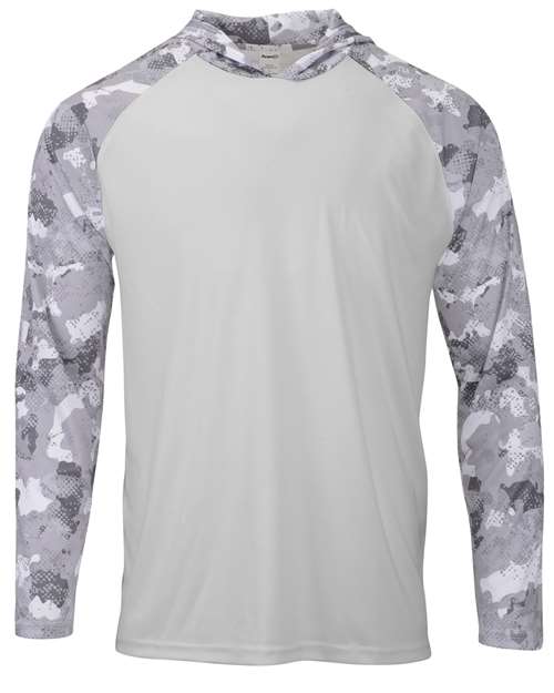 Unisex Tortuga Extreme Performance Hooded T-Shirt - Aluminum Front