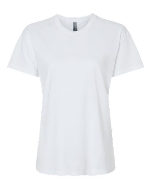 Women's CVC Relaxed T-Shirt - White Front