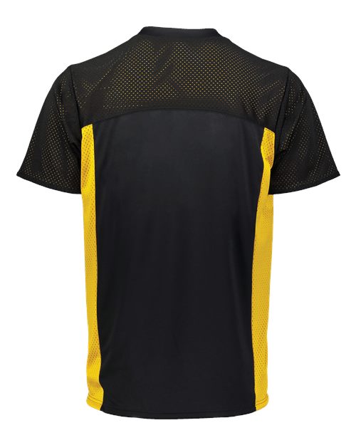 Unisex Reversible Flag Football Jersey - Black/ Gold Back