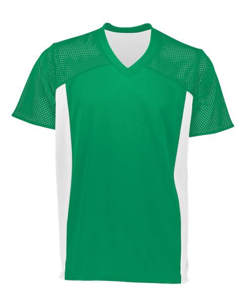 Youth Reversible Flag Football Jersey - Kelly/ White Front