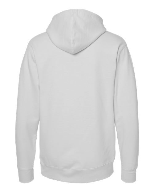 Unisex Midweight Hooded Sweatshirt - Smoke Back