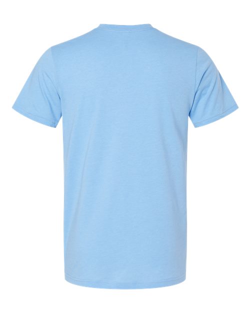 CVC Jersey Tee - Heather Carolina Blue Back