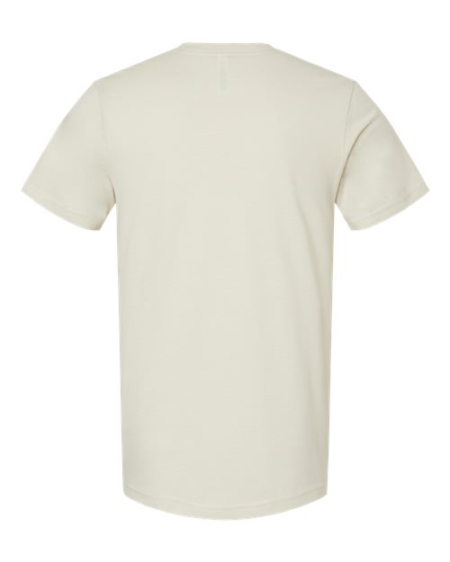 CVC Jersey Tee - Heather Oatmeal Back
