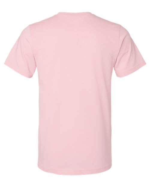 CVC Jersey Tee - Heather Pink Back