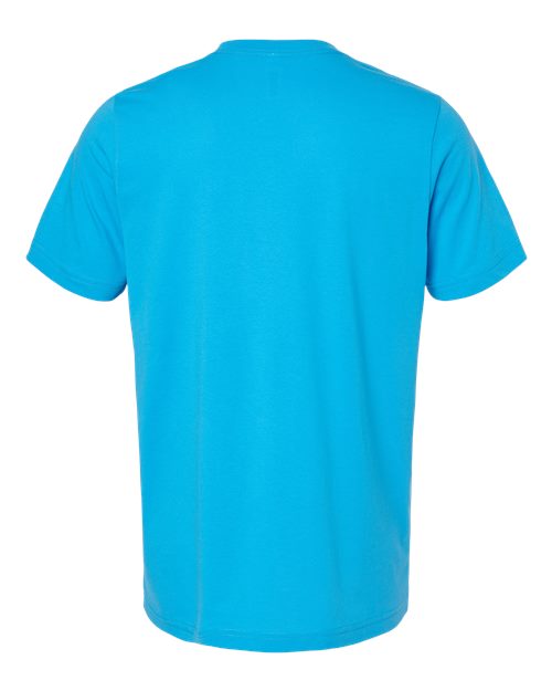 CVC Jersey Tee - Neon Blue Back