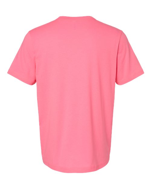 CVC Jersey Tee - Neon Pink Back