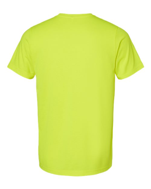 CVC Jersey Tee - Neon Yellow Back