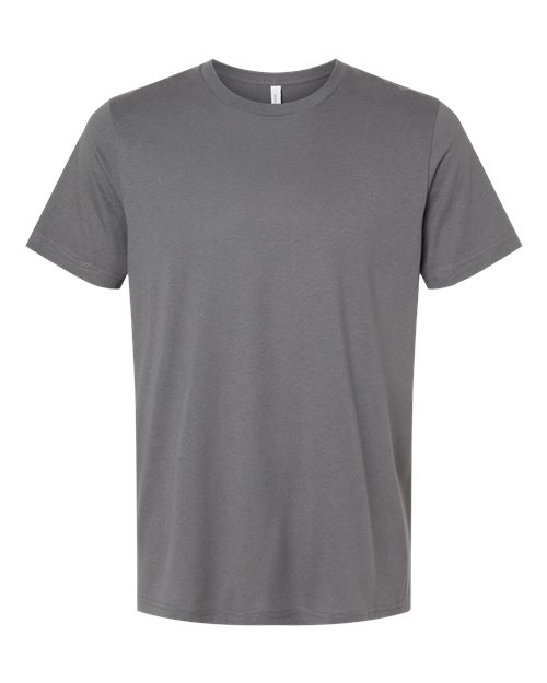 CVC Jersey Tee - Solid Asphalt Blend Front