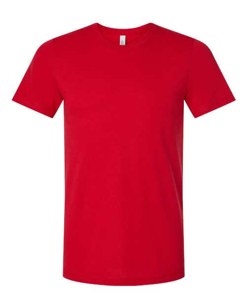 CVC Jersey Tee - Solid Red Blend Front
