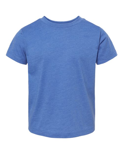 Toddler Jersey Tee - Heather True Royal Front