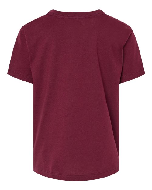 Toddler Jersey Tee - Maroon Back