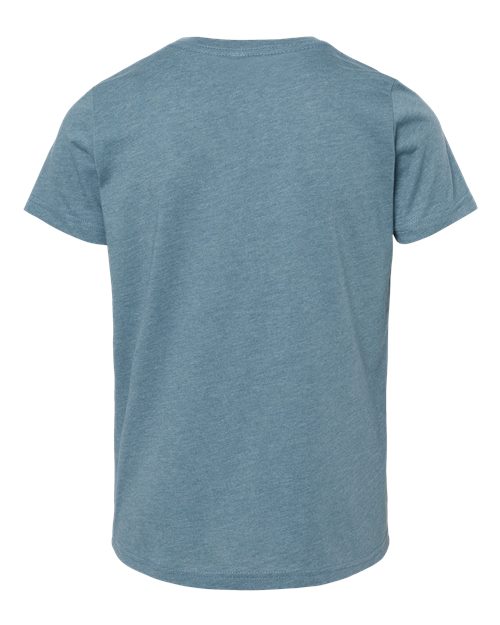 Youth CVC Jersey Tee - Heather Slate Back