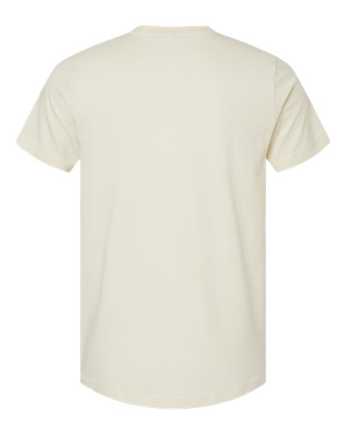 Unisex Jersey V-Neck Tee - Natural Back