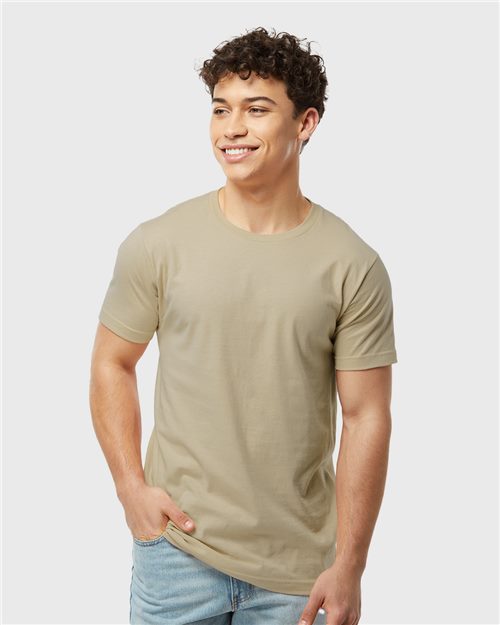 Unisex Fine Jersey T-Shirt - Heather Purple (disc) Front
