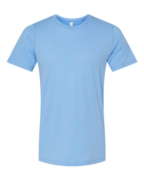 Triblend Tee - Solid Blue Triblend Front