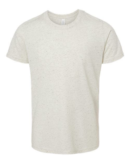 Youth Triblend Tee - Oatmeal Triblend Front