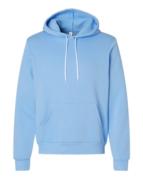 Unisex Sponge Fleece Hoodie Sweatshirt - Carolina Blue Front
